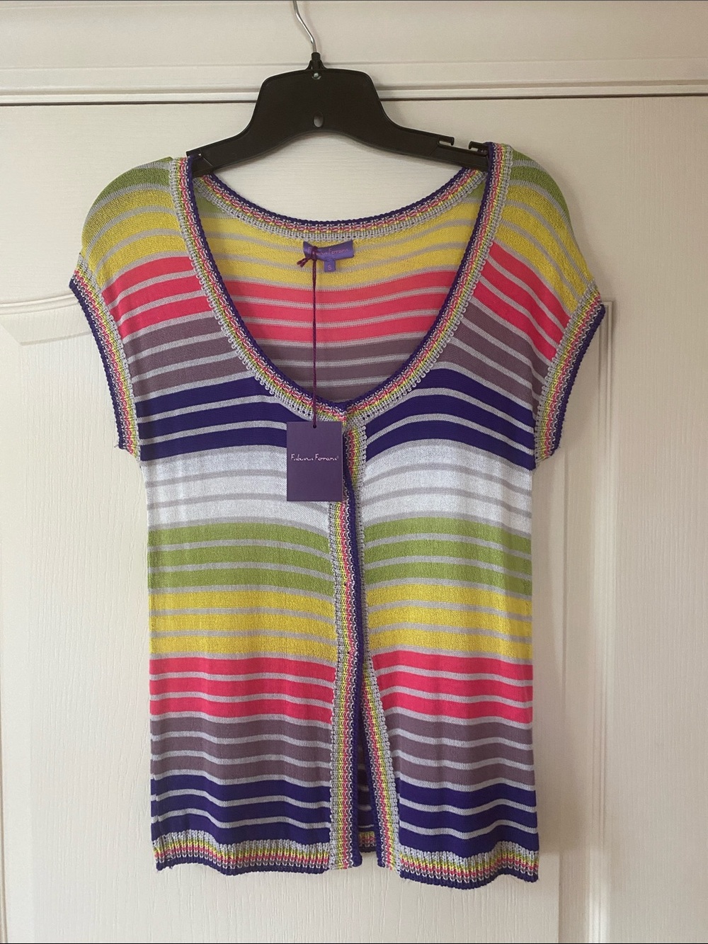 NWT Fabiana Ferreira Knit Top Sz Small